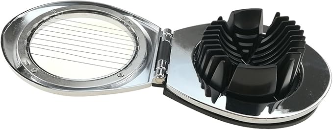 Stainless Steel Egg Slicer With 3 Slicing Styles
