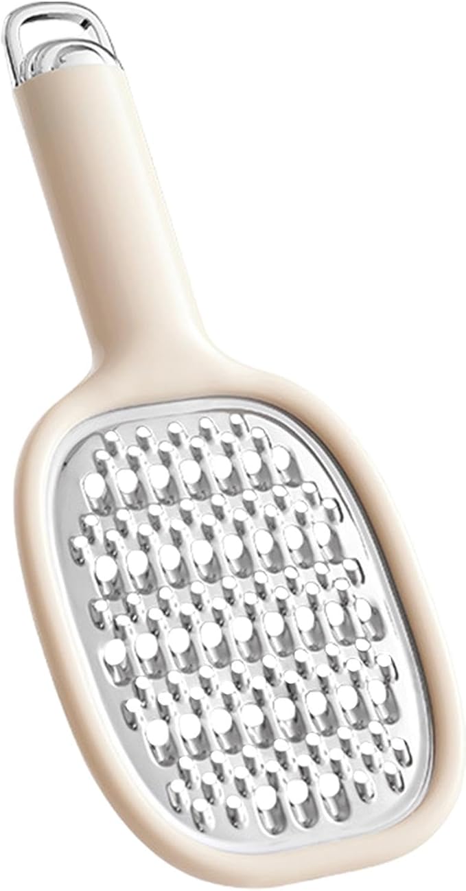 Lemon Zester Grater - Lemon Grater with Handle | Ergonomic Cheese and Carrot Grater | Safe Cheese & Carrot Grater | Manual Graters & Slicers Portable Efficient for Chocolate, Potato, Cucumber