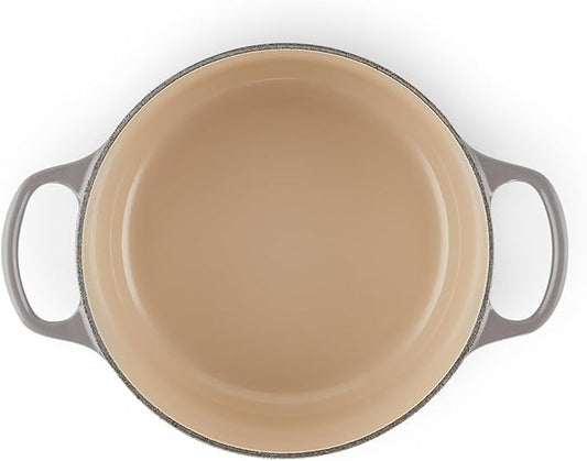Le Creuset Enameled Cast Iron Signature Round Dutch Oven, 2 qt., Oyster
