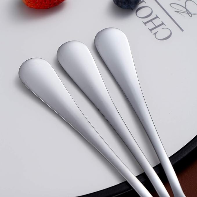 Dinner Forks Set of 6, Berglander 7.9" Stainless Steel Shiny Mirror Fork Set, Forks And Spoons Silverware, Table Forks Set Sturdy And Dishwasher Safe