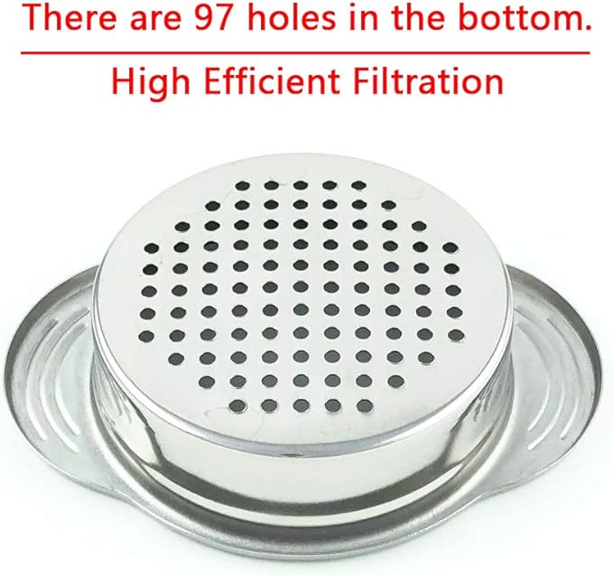 Can Strainer - Tuna Strainer - Food Grade 304 (18/8) Stainless Steel, Dishwasher Safe, Food Strainer, Can Colander, Easy To Clean, Eco-friendly