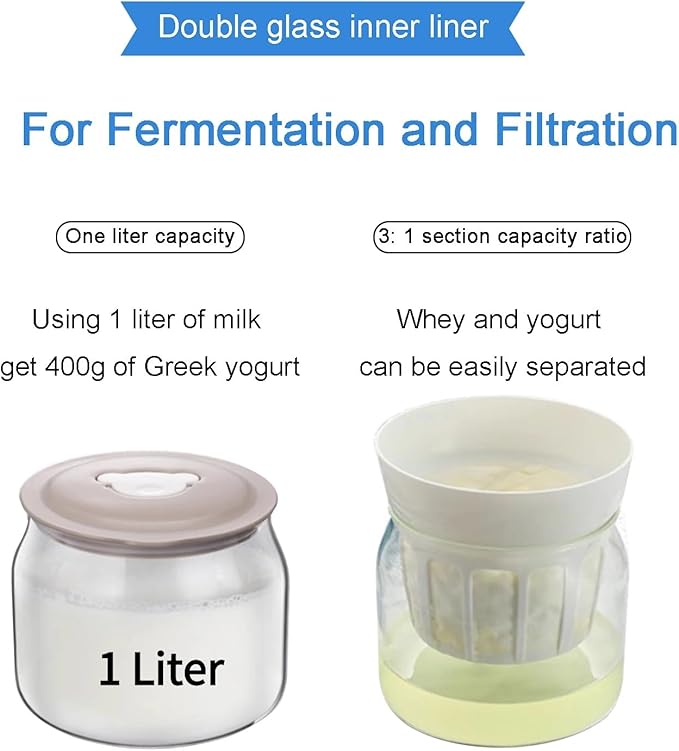 Yogurt Filter, Yogurt Mesh Strainer Basket, Yogurt Mesh Strainer, Milk Strainer, Whey Separator for Filtering Thick Yogurt, Greek Yogurt, Milk