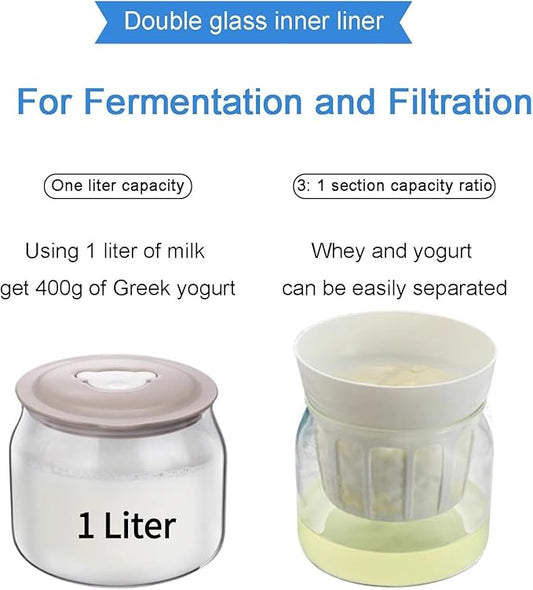 Yogurt Filter, Yogurt Mesh Strainer Basket, Yogurt Mesh Strainer, Milk Strainer, Whey Separator for Filtering Thick Yogurt, Greek Yogurt, Milk