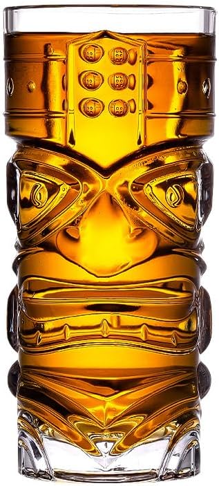 Thickened Glass Long High Ghost Face Crystal Iced Tea cocktail Drinking Glasses
