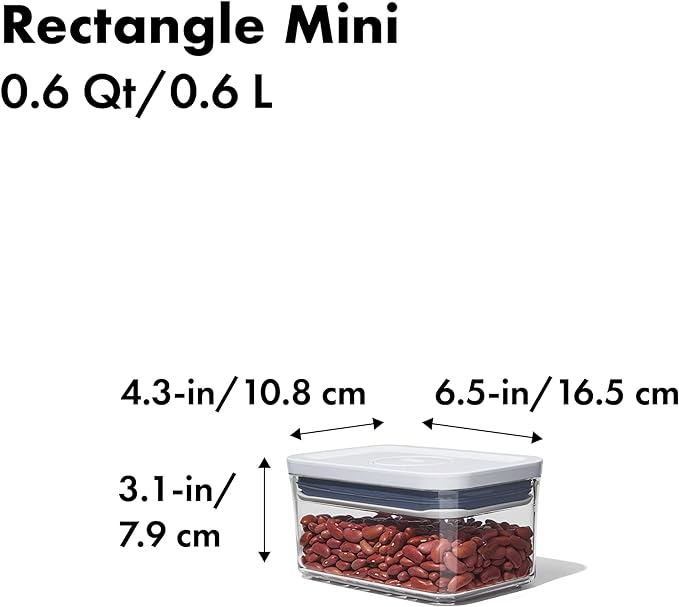 OXO Good Grips POP Container - Rectangle Mini 0.6 Qt