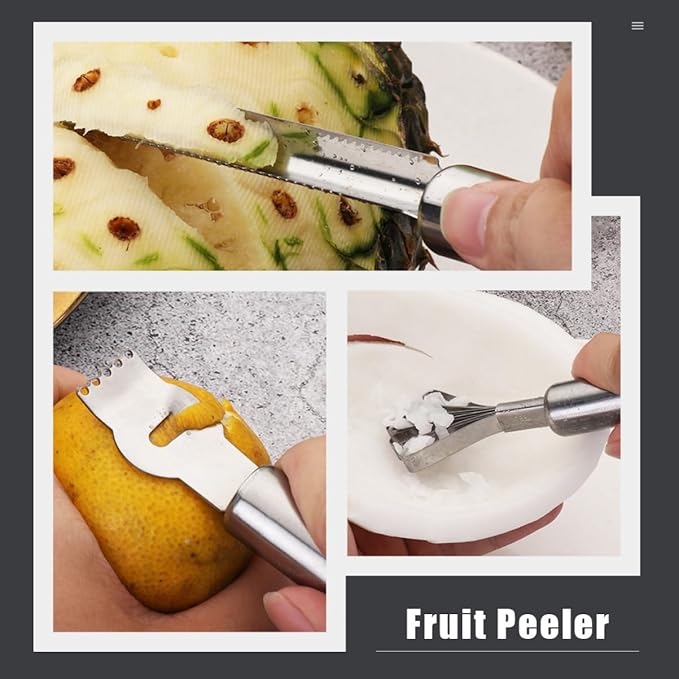 3pcs Manual Grater Stainless Steel Tools Lemon Zester Multipurpose Peeler for Cooking Easy to Clean