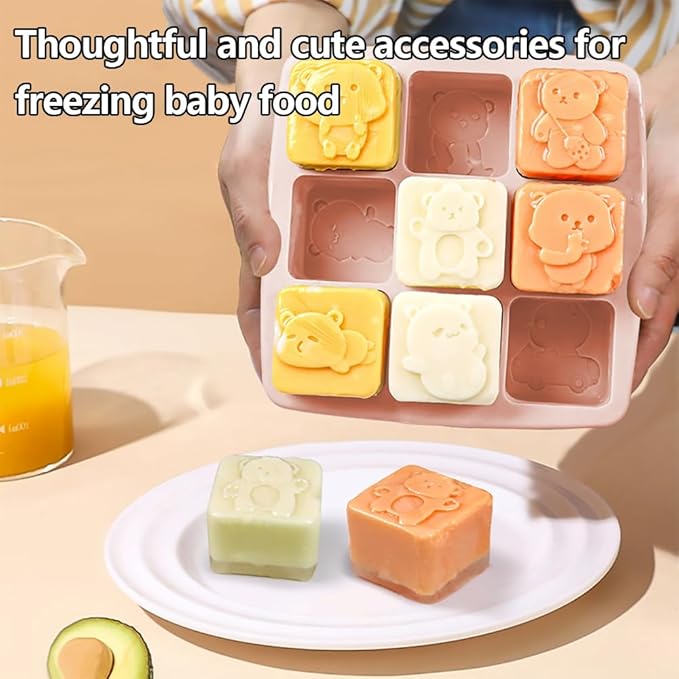 Plodon Baby Food Maker Mini Cute and Small Food Processor Puree Blender Grinder Chopper 1.2 Cup Glass Bowl with 6 Blade Electric (Spaceman-White)