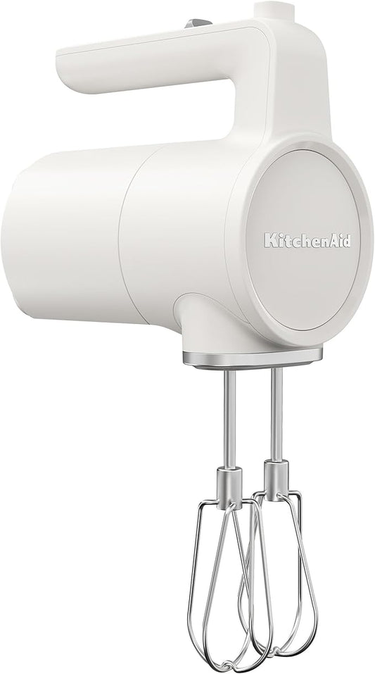 KitchenAid Go Cordless Hand Mixer - battery sold separately, KHMR700, Porcelain White