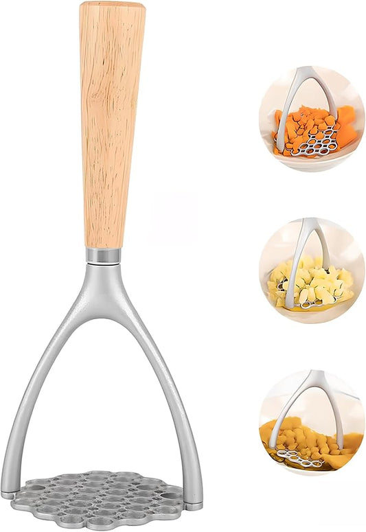 Potato Masher Manual Potato Press for Kitchen Tool,Mashed Potato Masher Kitchen Tool & Food Masher Potato Smasher Perfect for Bean, Vegetable, Fruits, Avocado, Meat