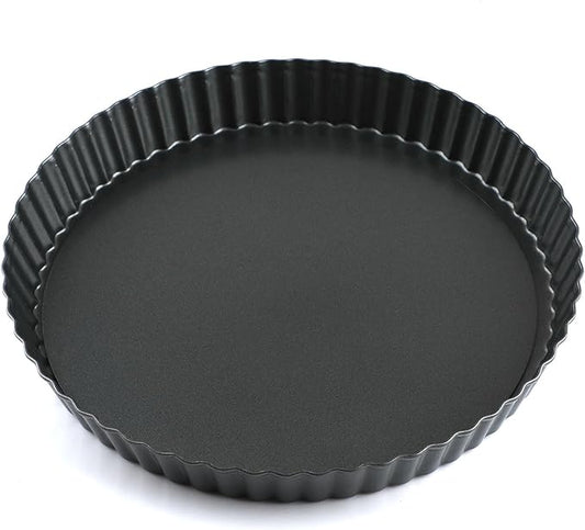 Z-Color 11 inch Non-Stick Loose Bottom Cake Mold Quiche Pan Chrysanthemum Pie and Cake Mould Pizza Pan