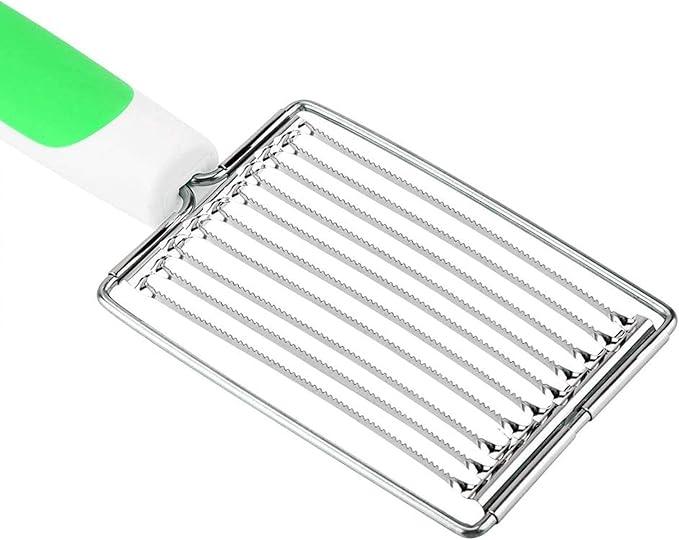 Luncheon Meat Cutter, Stainless Steel Slicer with Handle, Cheese Egg Ham Serrated Knife