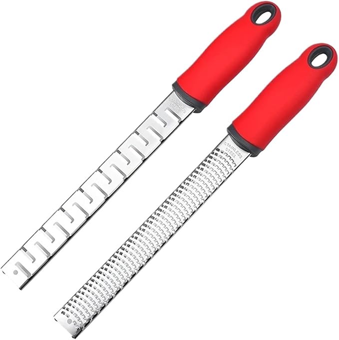 2Pcs Cheese Lemon Zester Kitchen Grater Slicer Chocolate Ginger Spice Citrus Home Cooking Utensils