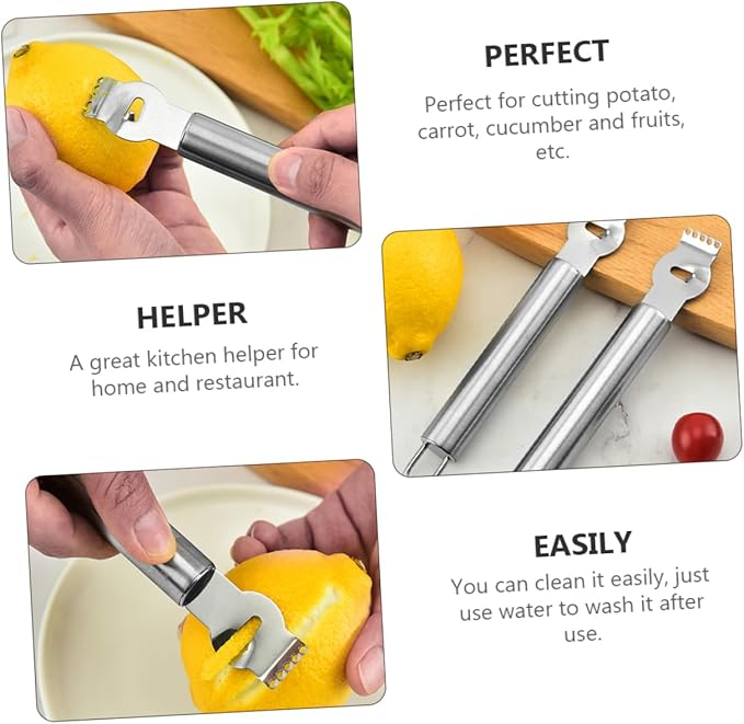 Stainless Steel Lemon Shaver Hand Cheese Grater Fine Grater Lemon Reamer Vegetable Peeler