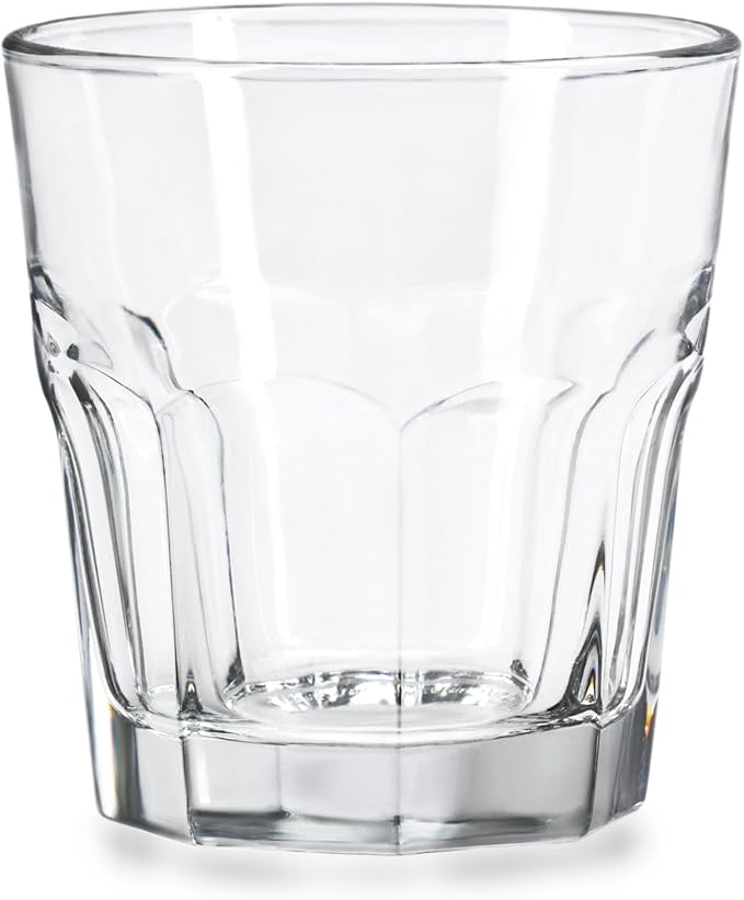 Libbey Gibraltar DuraTuff Rocks Glasses, 10-Ounce, Set of 12, Durable Restaurant-Quality Whiskey and Cocktail Glassware, Dishwasher Safe