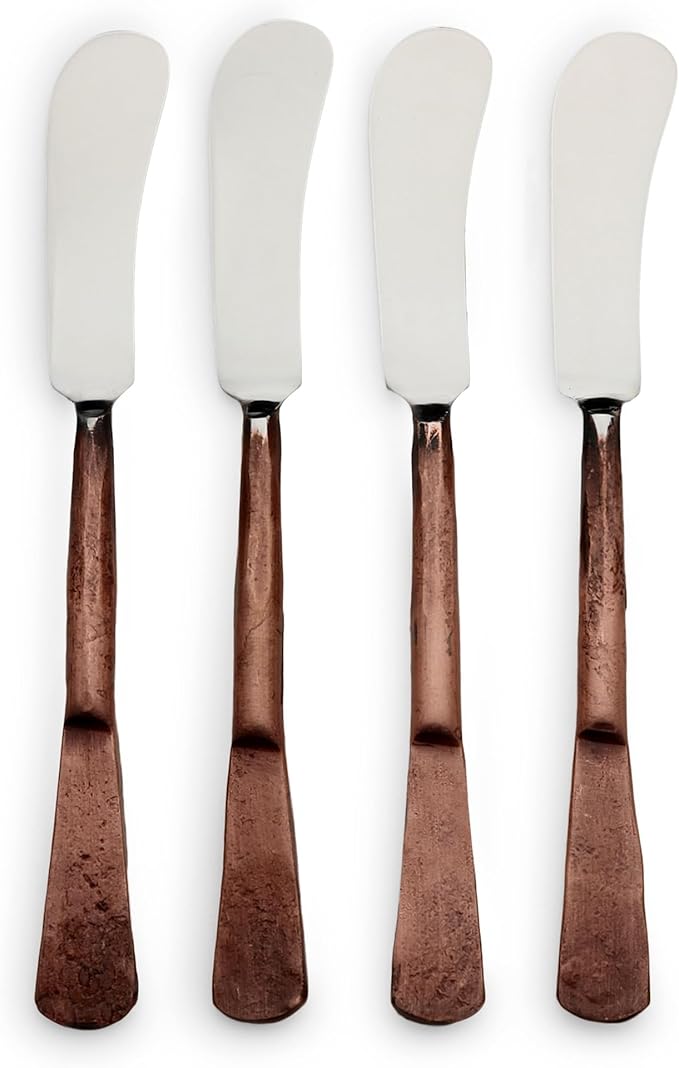 INOX artisans Celia Butter Knife/Cheese Spreader 4 Pc. Set