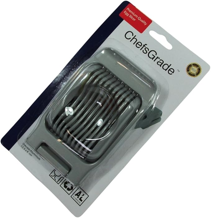Diecast Aluminium Egg Slicer, Light Grey
