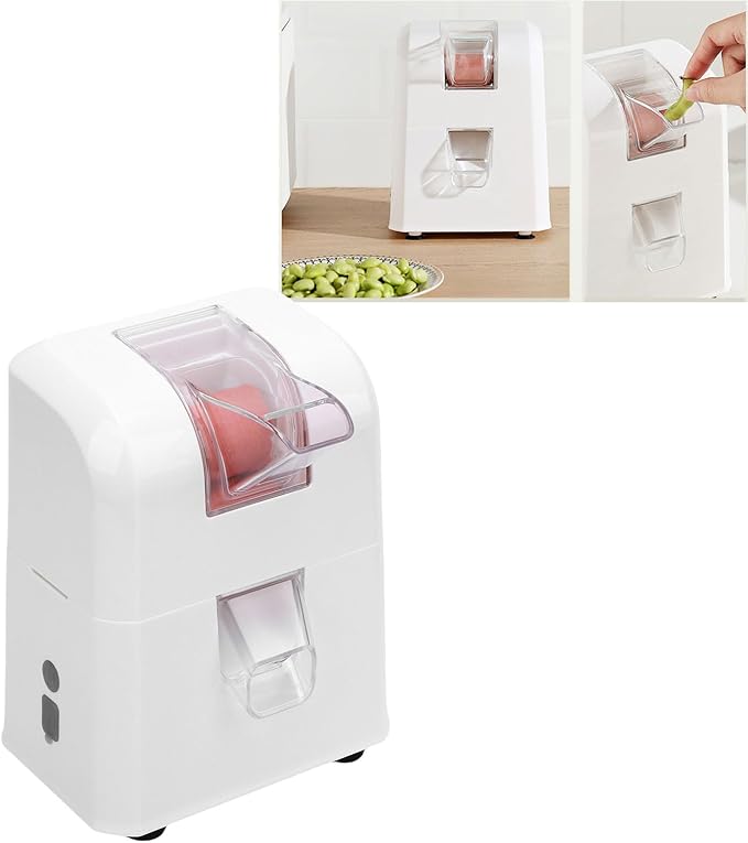Electric Pea Sheller Machine, Compact Rechargeable Bean Pea Peeler with 1800mAh Battery, Automatic and Portable - Fast Bean Peeling for Restaurants, Kitchens, and Home Use