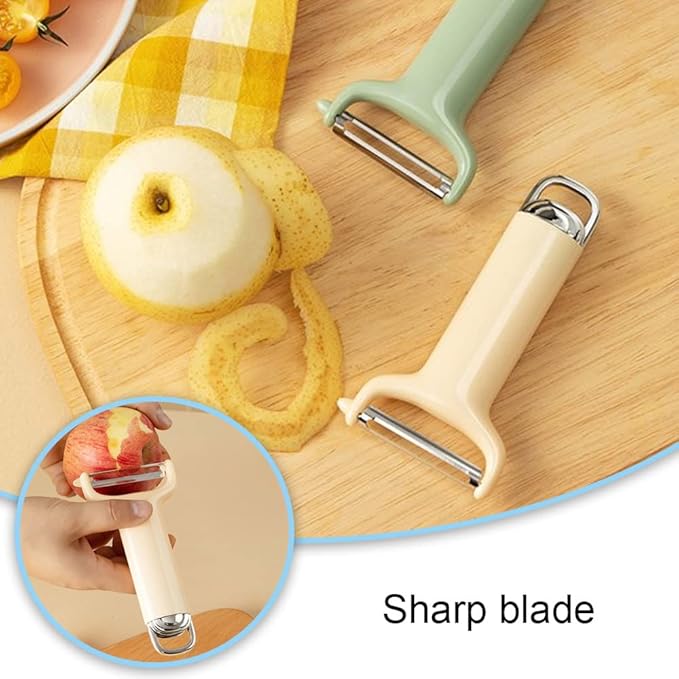 Kitchen Potato Peeler 420 Stainless Steel Sharp Y Peeler Multifunctional Good Grip Vegetable Peeler with Hanging Design for Fruit Carrot Zucchini Cucumber Potatoes