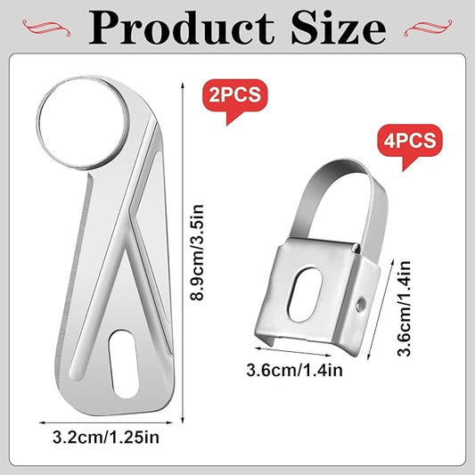 Jutom Universal Apple Peeler Replacement Blade Apple Peeler and Corer Stainless Steel Cutter Blades for Kitchen Home Restaurant(6 Pcs)