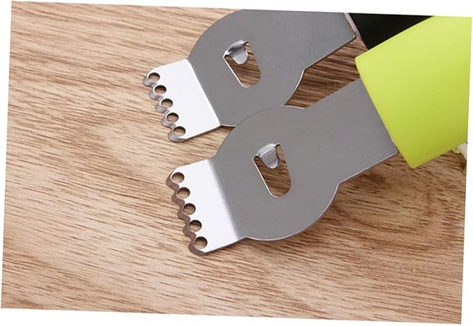 Stainless Steel Lemon Zester and Grater Tool Hanging for Easy Citrus Peeling for Home Cooking and Cocktail Garnishing Random