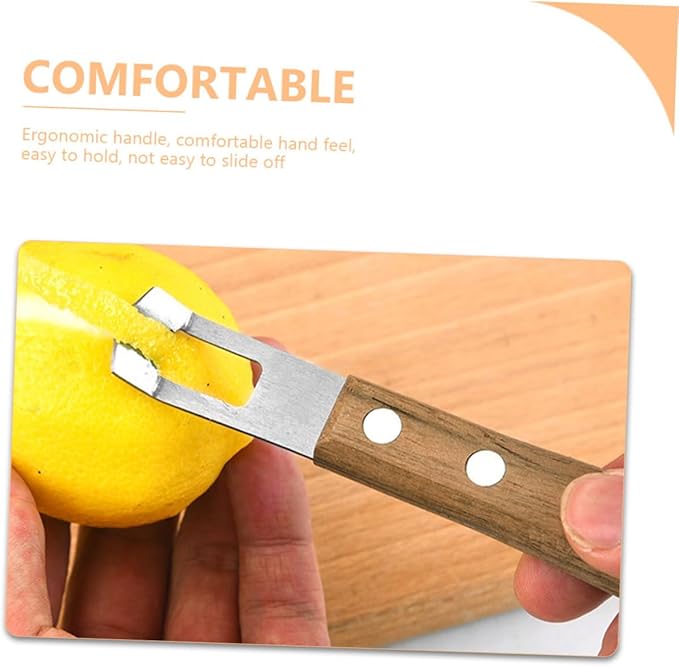 Zerodeko 3pcs Professional Lemon Zester Portable Cheese Grater Household Stainless Steel Peelers