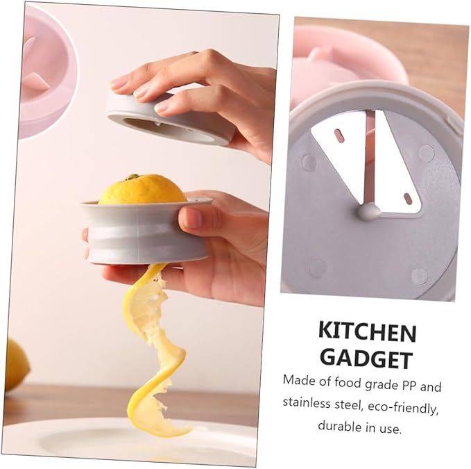 Mikinona 2pcs Manual Fruit Slicer Ergonomic Lemon Cutter Sharp Needle for Effortless Slicing Random Colors Kitchen Gadget for Fruit Display and Salad Preparation