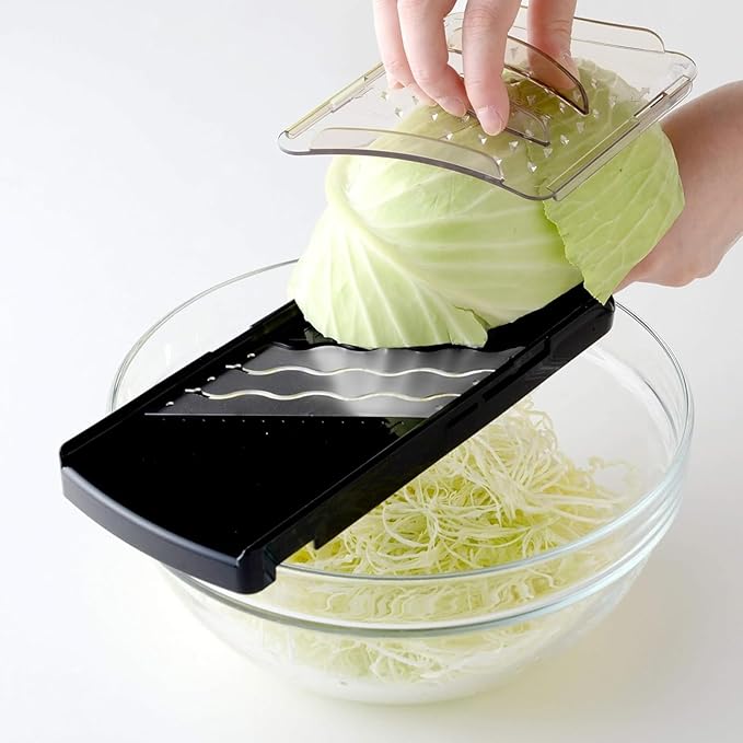 Ernest A-77295 Slicer (Juliennes), 3x Speed (Triple Wave), Made in Japan, Limited Color, Black (Amazon.co.jp Exclusive)