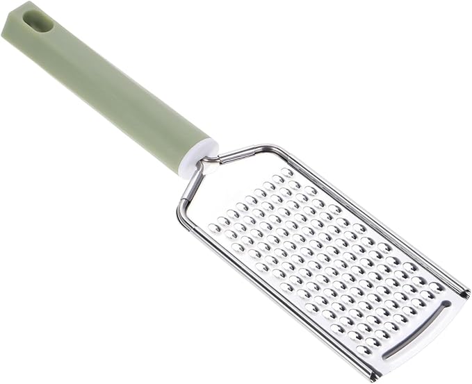Happyyami Stainless Steel Garlic Press and Cheese Grater Multifunctional Kitchen Tool for Chopping Vegetables Easy to Use Portable 1-Piece Set