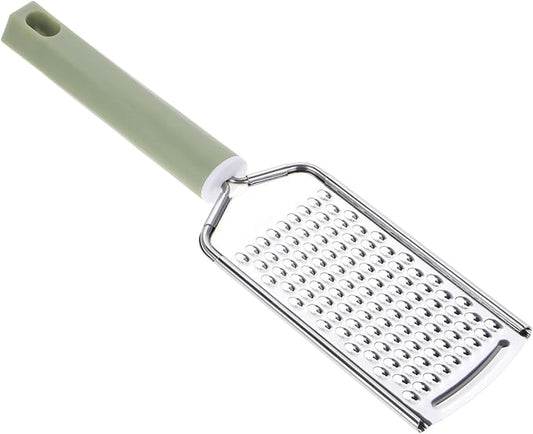 Happyyami Stainless Steel Garlic Press and Cheese Grater Multifunctional Kitchen Tool for Chopping Vegetables Easy to Use Portable 1-Piece Set