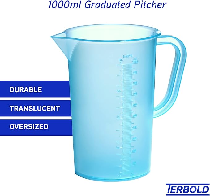 1 Liter Measuring Pitcher Graduated (Blue)