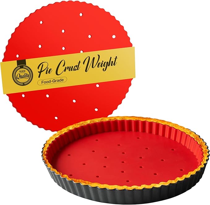 Pie Weights for Blind Baking 9" Tart Pan,Silicone Pie Weight for Baking Crust,Reusable Pies Crust Weights – for Pies/Tart/Quich– Food-Safe,Dishwasher Safe – Designed Exclusively for 9 in. Tart Pan