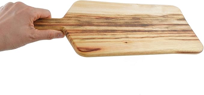 BOUMBI Fragrant Camphor Laurel Wood Reversible Cutting Board ((15.7x6.3x0.55 inches) paddle)