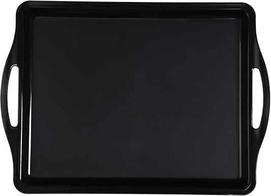 Mintra Home Durable Serving Tray (1pk, Black)