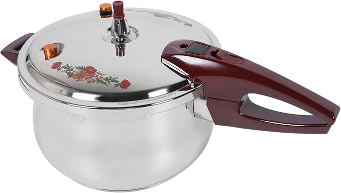 Generic Pressure Cooker, 80KPA Stainless Steel Pressure Canner Pressure Cooker with Ergonomic Handle for Induction Cooktops, Gas Cooktops, Open Flames Using (7L), Genericgw5tu3c8sd-12