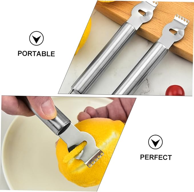 3pcs Zester Grater Peeler for Fruits Vegetables and Cheese Ergonomic Handle Comfortable Grip Kitchen Essential Tools for Home and Restaurant Use