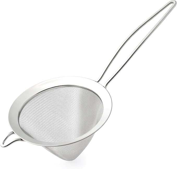 Cuisipro 12.5" Cone Strainer,White