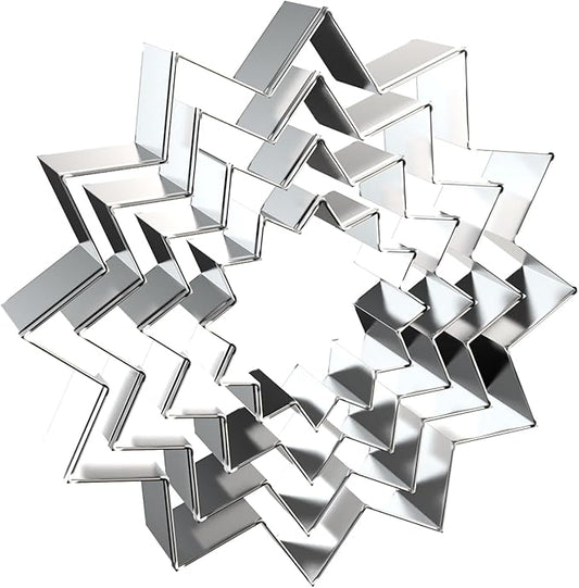 Sunflower Cookie Cutter Set Large - 5 Inch, 4 Inch, 3 Inch, 2 Inch - Sun Cookie Cutters Shapes Molds - Stainless Steel