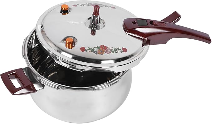 Generic Pressure Cooker, 80KPA Stainless Steel Pressure Canner Pressure Cooker with Ergonomic Handle for Induction Cooktops, Gas Cooktops, Open Flames Using (7L), Genericgw5tu3c8sd-12