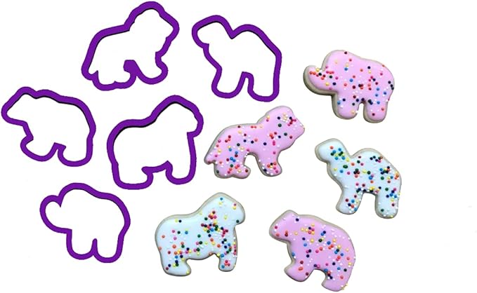 Circus Animal Cookie Cutter Set - Animal Cookie Cutters - Circus Cookie Cutter Set - Fondant Cutters