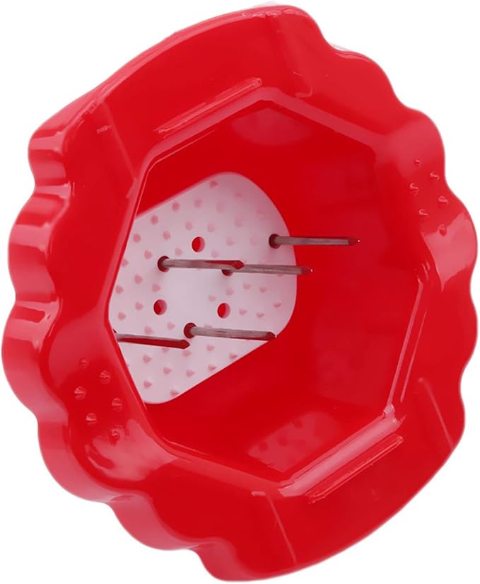 Finger Guard for Cutting Vegetables Food Safety Holder Mandoline Slicing Tool Veggie Shredder Finger Hand Guard for Mandoline Slicer Grater Cutting,Red