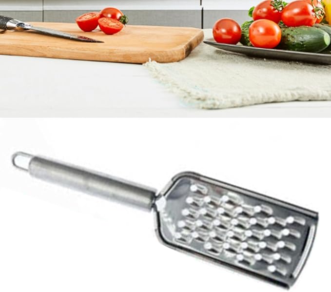 Lemon Zester - Heavy Duty Cheese Grater - Vegetable Grater - Kitchen Stainless Steel Handheld for Parmesan Cheese Lemon, Garlic, Nutmeg, Chocolate, Fruits, Vegetables, Ginger Grater