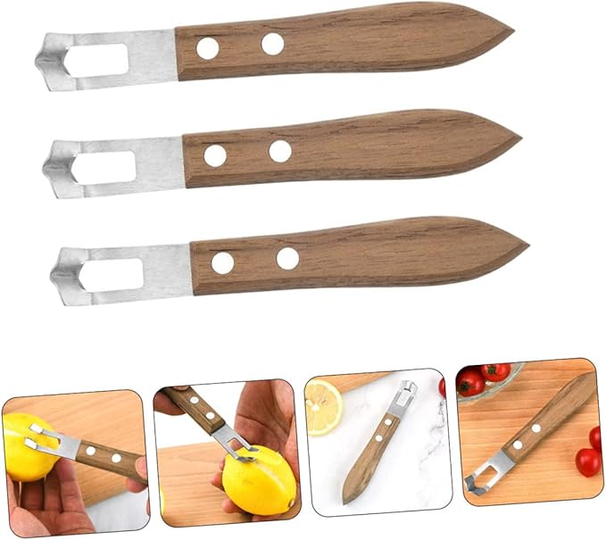 3pcs Stainless Steel Cheese Grater Cheese Grater Lemon Cutter Lemon Accessory Professional Peeler
