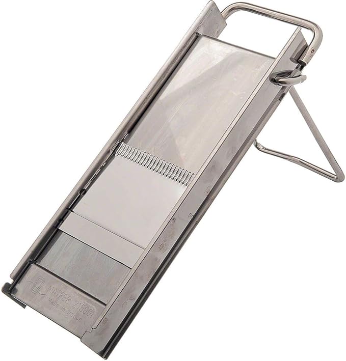 Matfer Bourgeat Stainless Steel Mandoline Set, w/Pusher, Set of 7