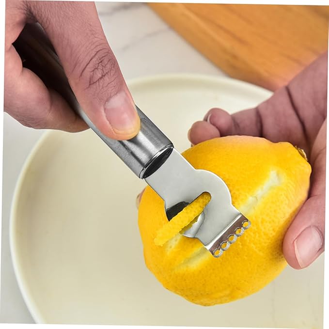 3pcs Stainless Steel Lemon Cheese Vegetable Fruit Zester Grater Peeler Hand Crank Cheese Grater Tool