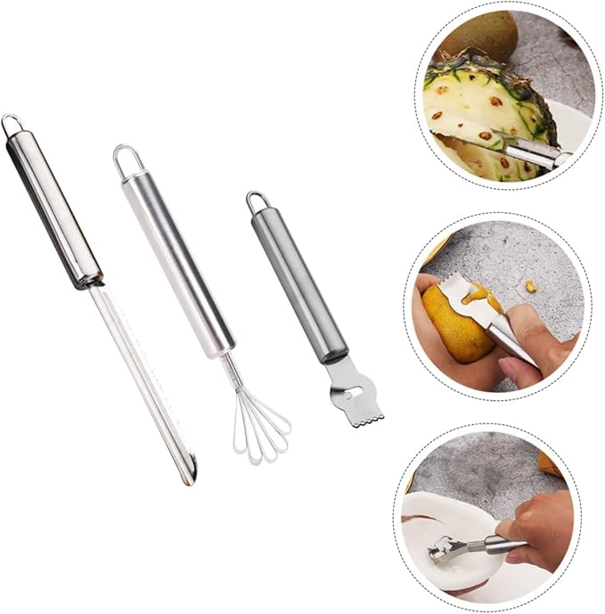 3pcs Practical Kitchen Peeler Lemon Zester Multi-function Cheese Fruit Grater Easy Peel Grate