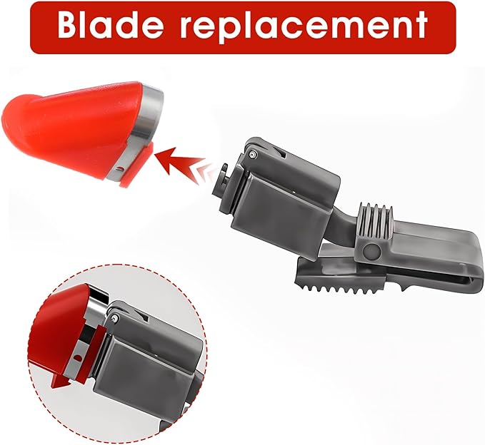 15 PCS Stainless Steel Replacement Blades, Electric Potato Cutter Accessory for Electric Rotating Potato Peeler Automatic Fruit Peeler Electrics Peeling Tool (Red)