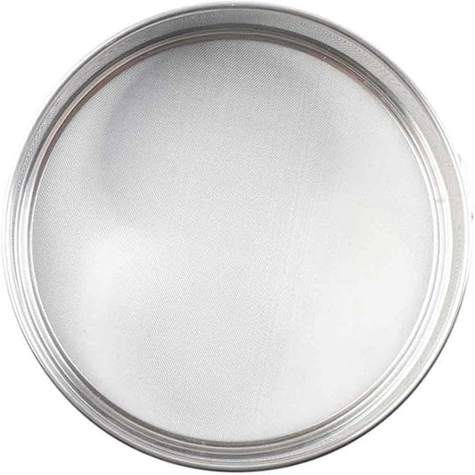 Tablecraft Fine Mesh Sieve Strainer, 6-Inch Mini Round Durable Stainless Steel Sifting, Straining, and Dusting, Comfort Grip, Baking, Food Prep Tool for Foodservice, Restaurant and Home Use, 2" Deep