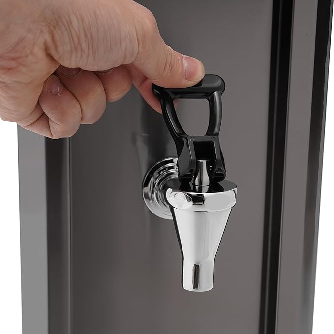Step-Heating Commercial Hot Water Dispenser, 10L/2.64Gal Hot Water Boiler Dispenser Electric Water Pot Boiler Commercial Boiling Water Machine for Tea Coffee Shop Dessert Shop Hotel - 30L/H 1800W