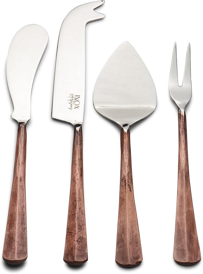 INOX artisans Ridge Cheese Accessories 4 Pc. Set