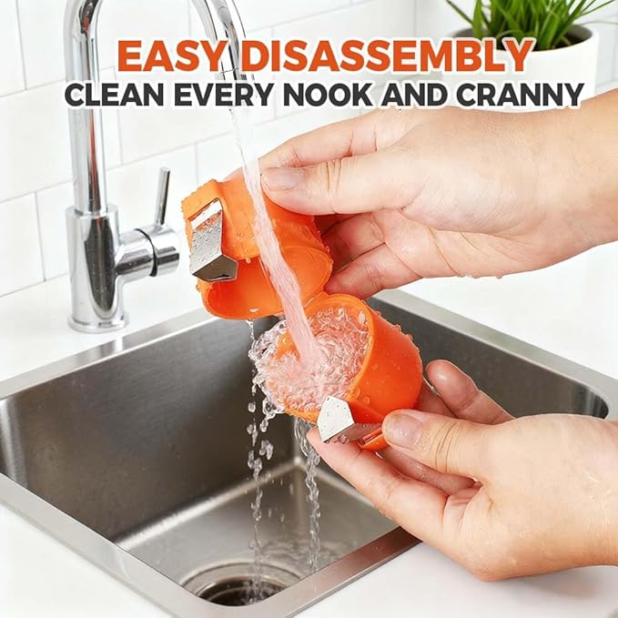 Egg Shell Opener, 2026 New Stainless Steel Egg Cracker Tool, Multifunctional Egg Opener, Eggs Separator for Raw and Hard Boiled Eggs Peeler Shell Remover to Quickly Cut Eggshells (orange 3pcs)